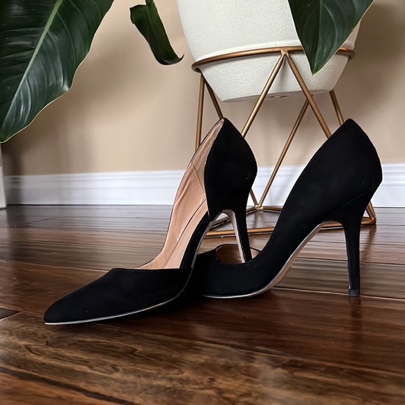 Sexy black suede stilettos - Picture 2 of 3